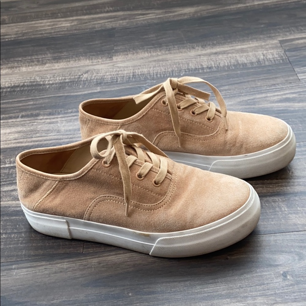 Vince Tan Platform Sneakers